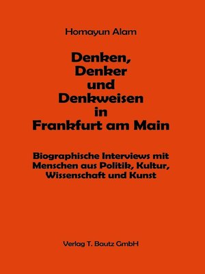 cover image of Denken, Denker und Denkweisen in Frankfurt am Main